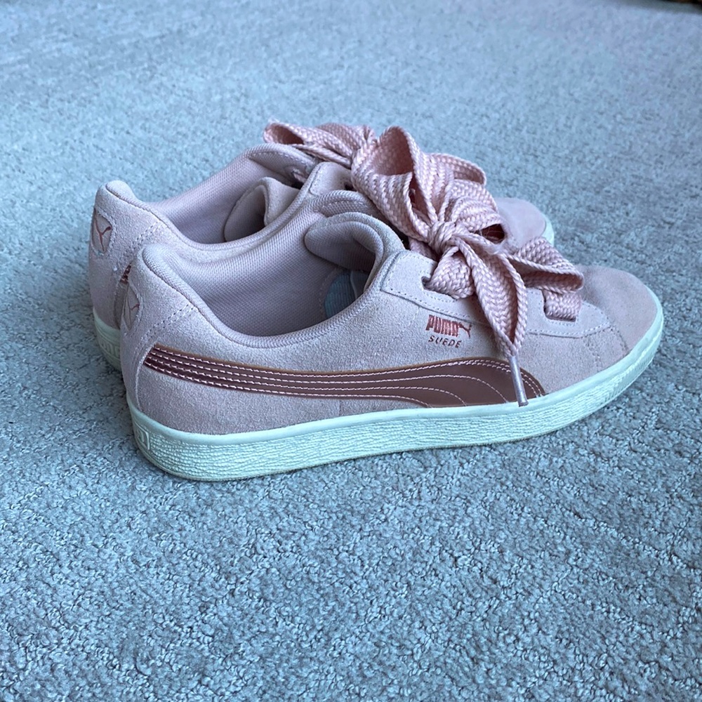 Puma - Pink Suede Sneakers